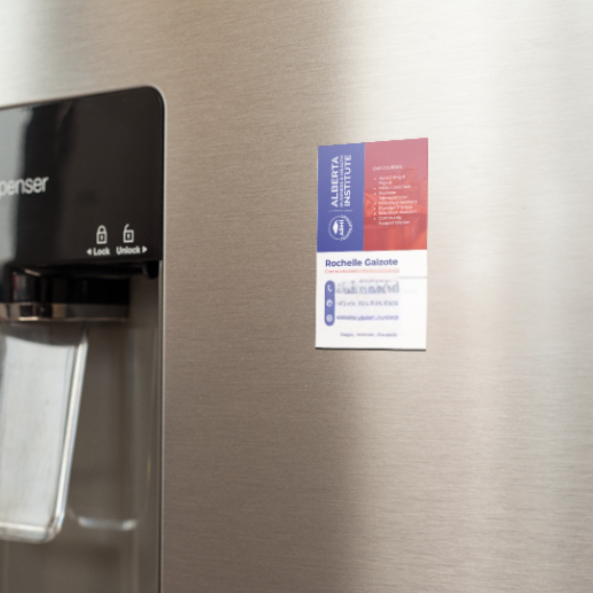 BUSINESS CARDS MAGNET