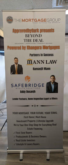 The Mortgage Group Stand Up Banner