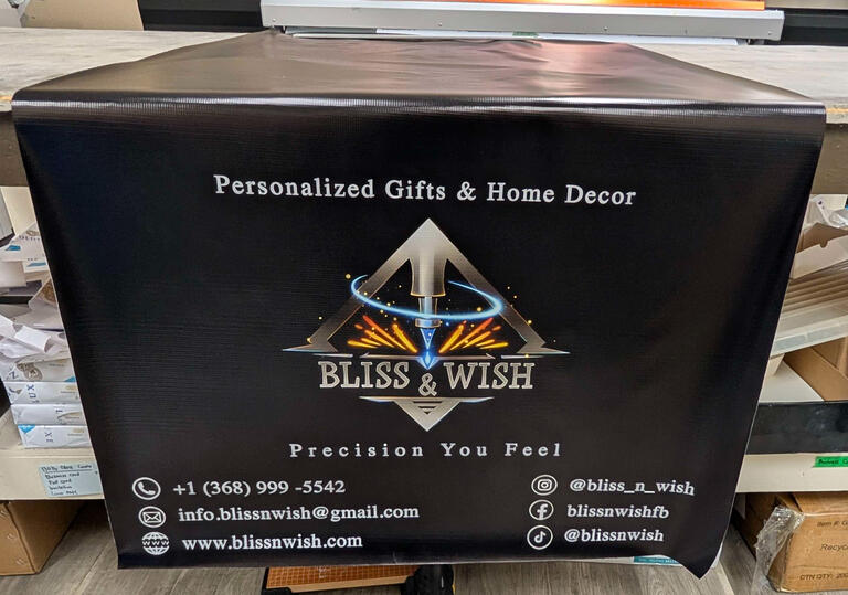 Bliss & Wish Table Banner