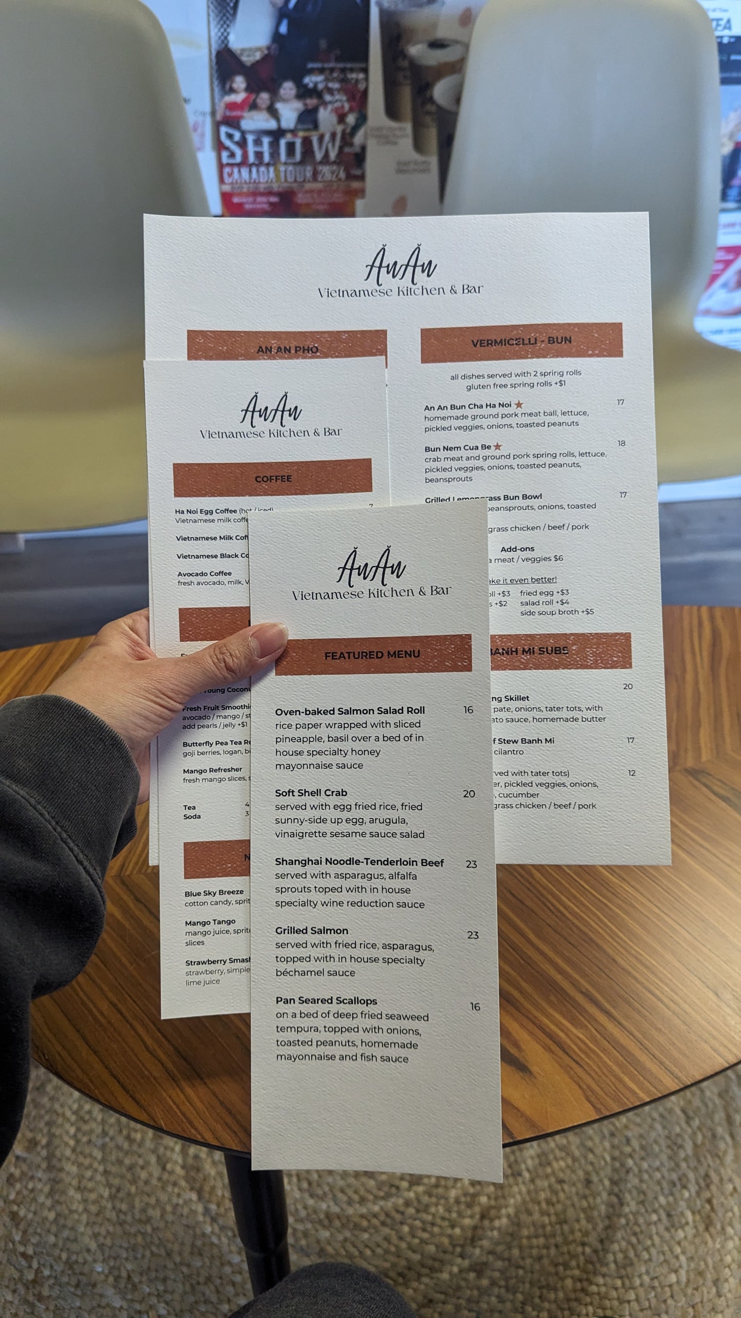 MENU FLYERS