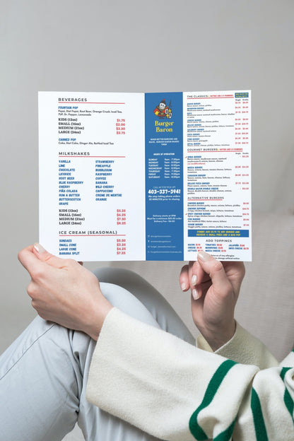 MENU BROCHURES