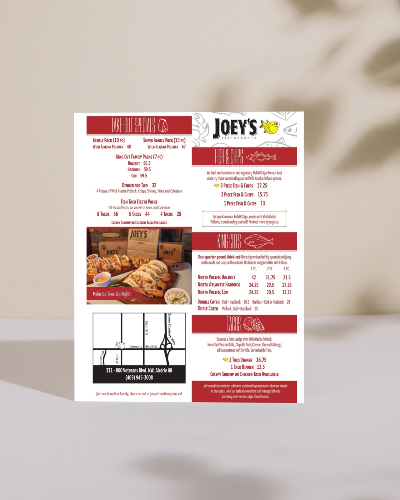 MENU FLYERS