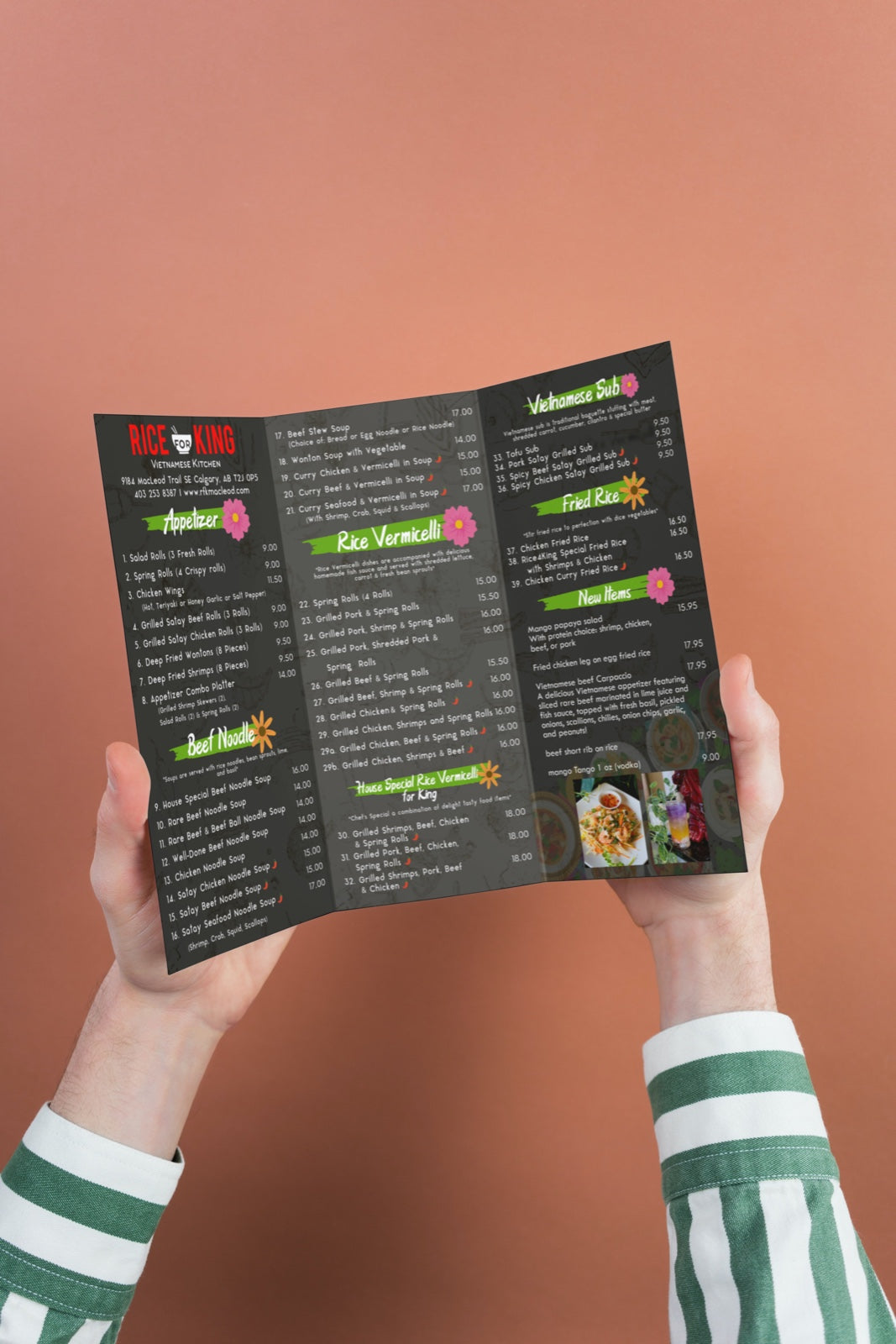 MENU BROCHURES